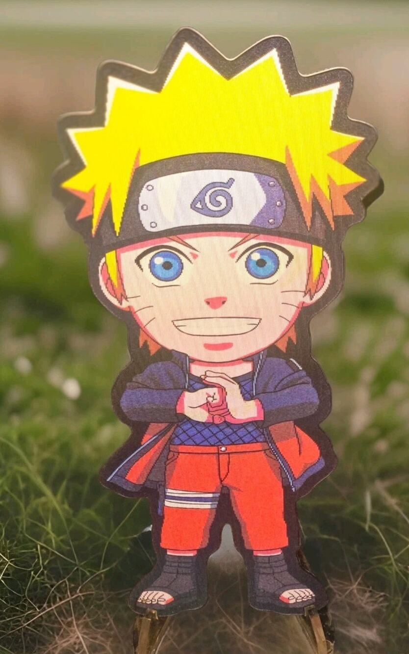 Naruto Uzumaki Shippuden Sage 3D Motion Lenticular Car Decal Sticker Peeker